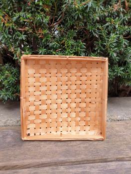 Square bamboo plate - Piring bambu kotak